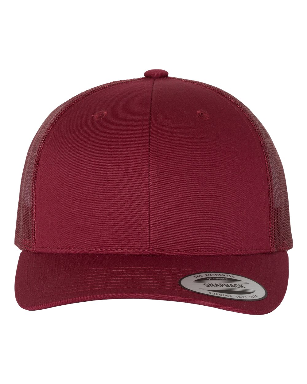YP Classics Retro Trucker Cap - 6606 Cranberry