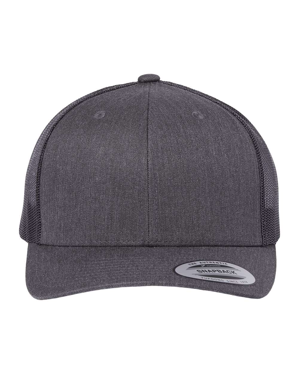 YP Classics Retro Trucker Cap - 6606 Dark Heather Grey
