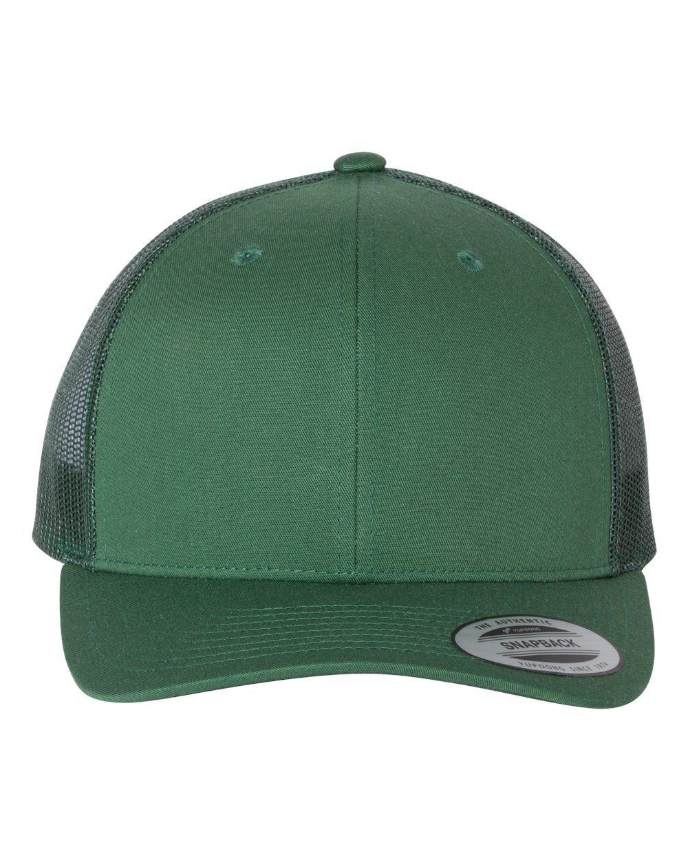 YP Classics Retro Trucker Cap - 6606 Evergreen