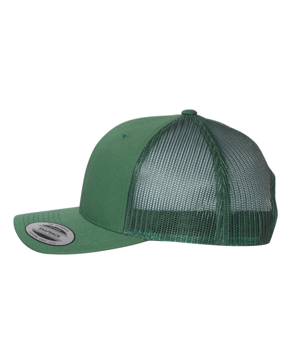 YP Classics Retro Trucker Cap - 6606 Evergreen