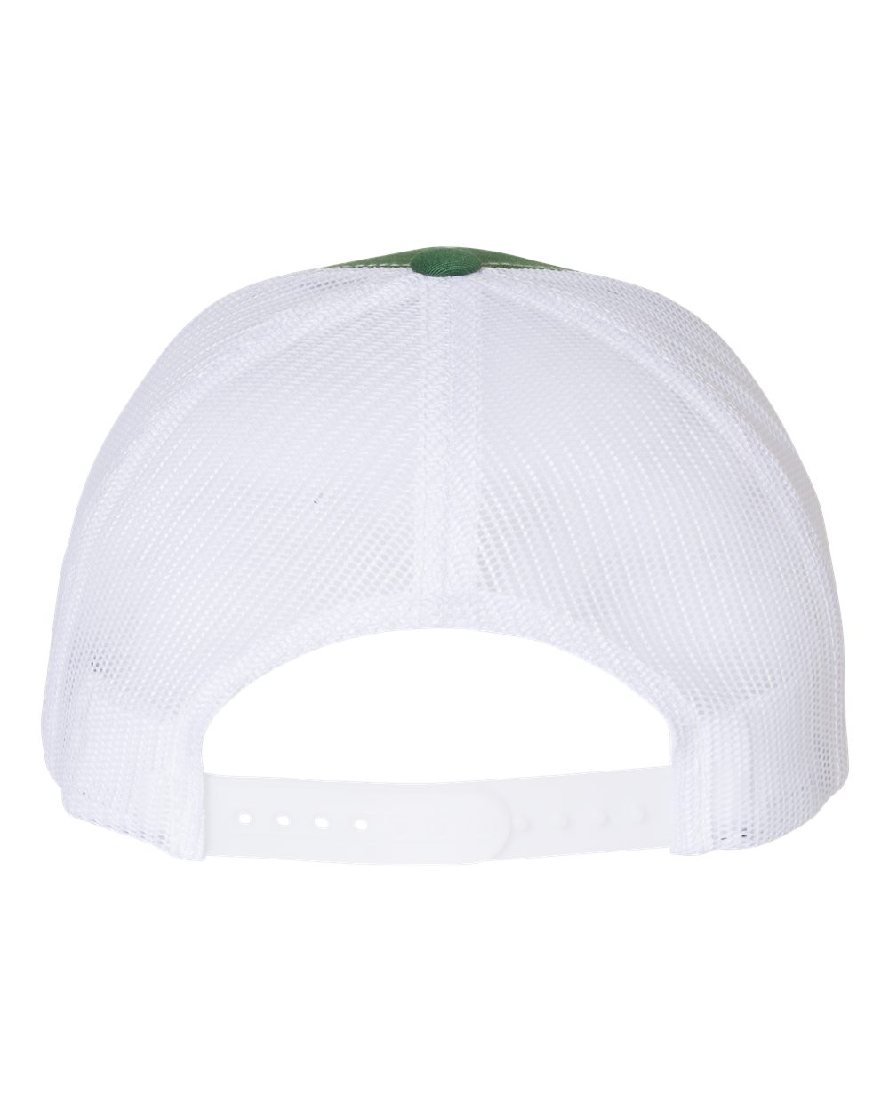 YP Classics Retro Trucker Cap - 6606 Evergreen- White