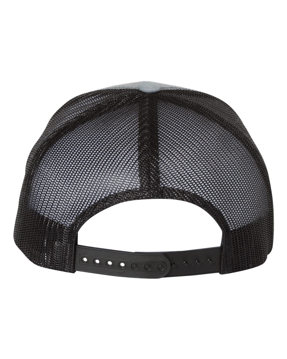 YP Classics Retro Trucker Cap - 6606 Heather Grey- Black