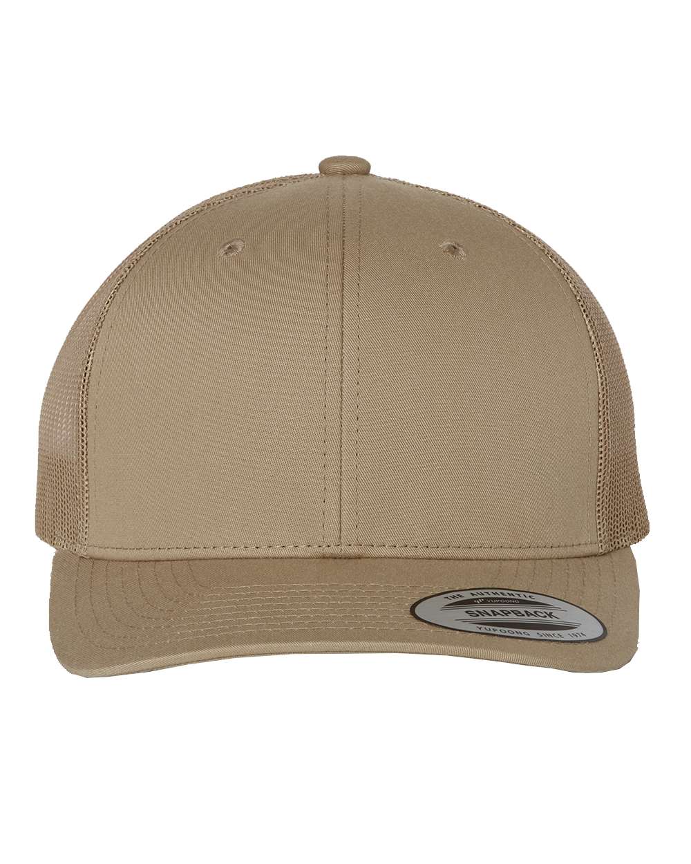 YP Classics Retro Trucker Cap - 6606 Khaki