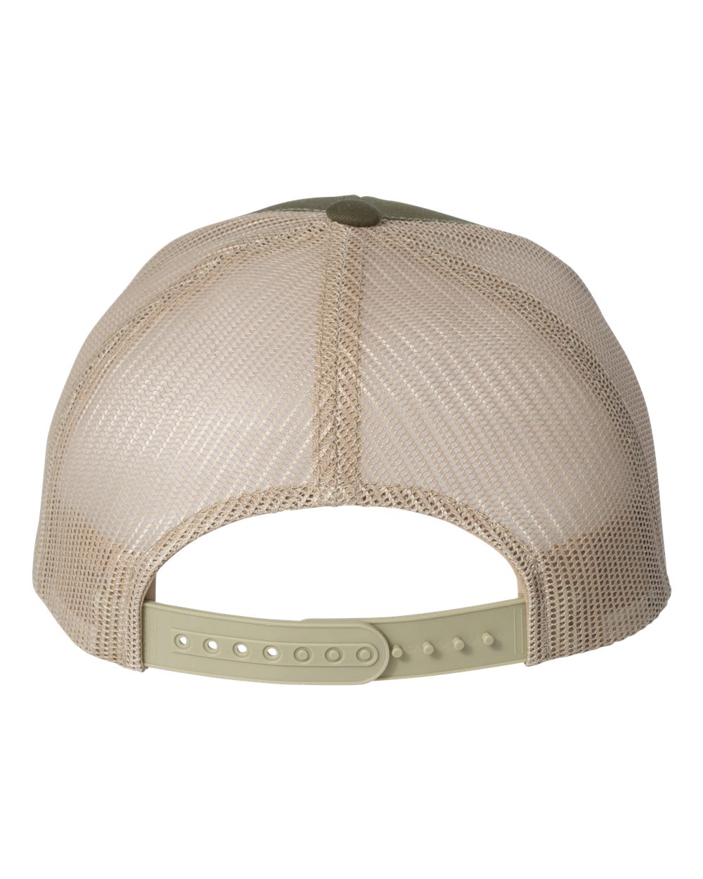 YP Classics Retro Trucker Cap - 6606 Moss- Khaki