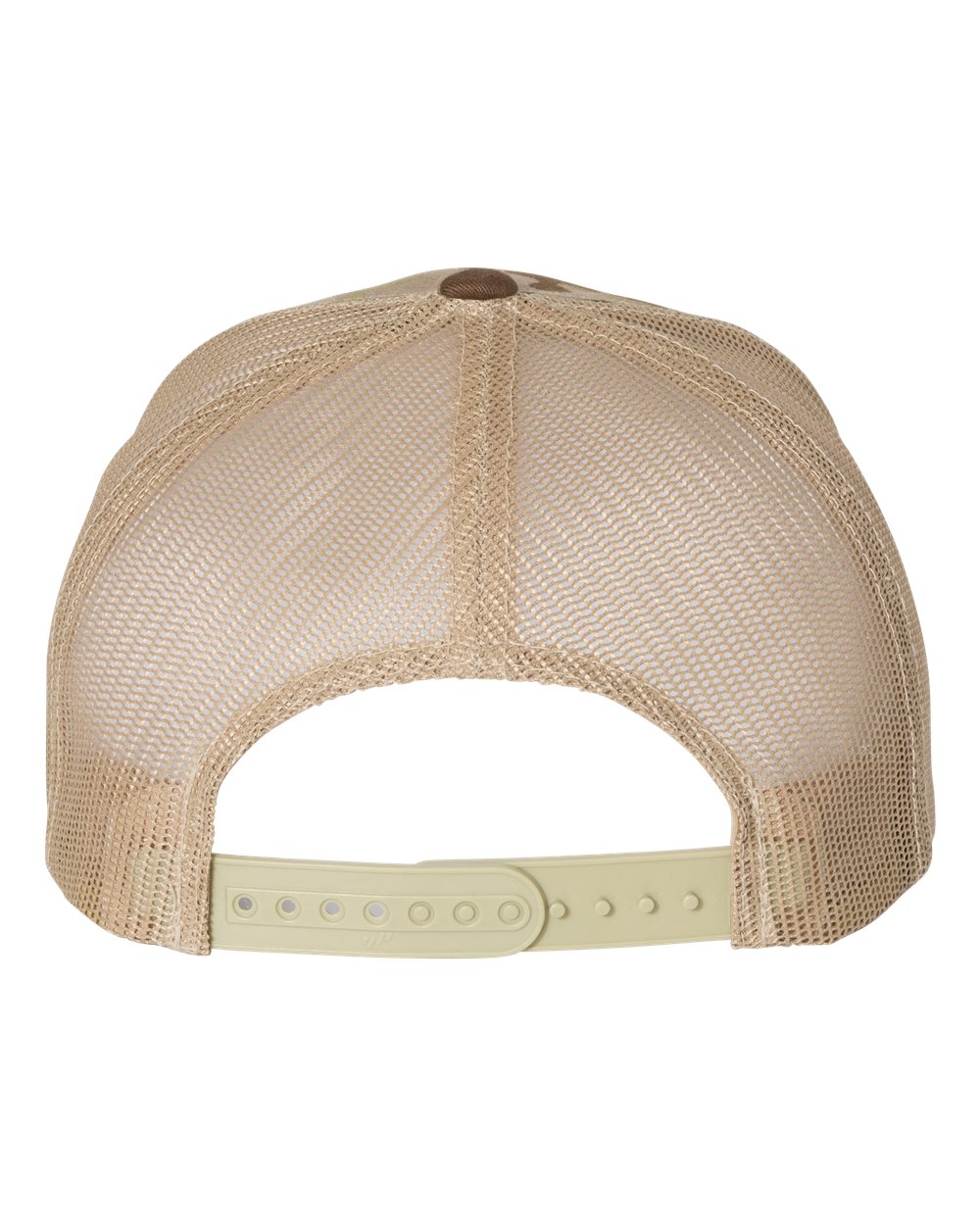 YP Classics Retro Trucker Cap - 6606 Multicam Arid- Tan