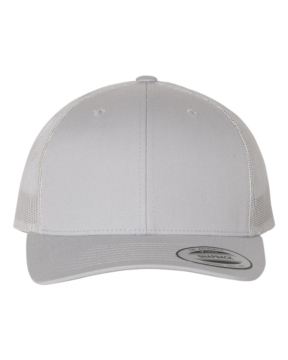 YP Classics Retro Trucker Cap - 6606 Silver