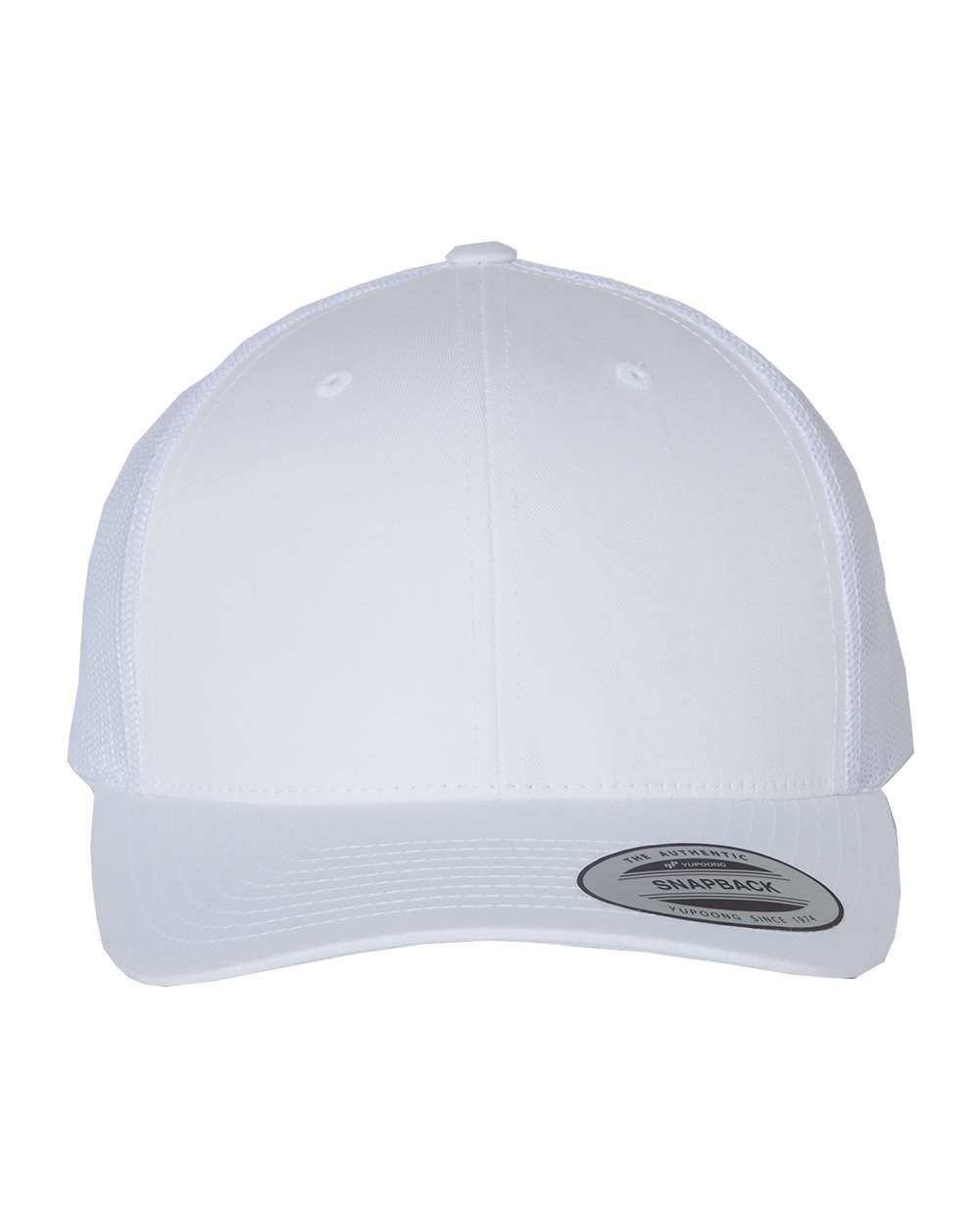 YP Classics Retro Trucker Cap - 6606 White
