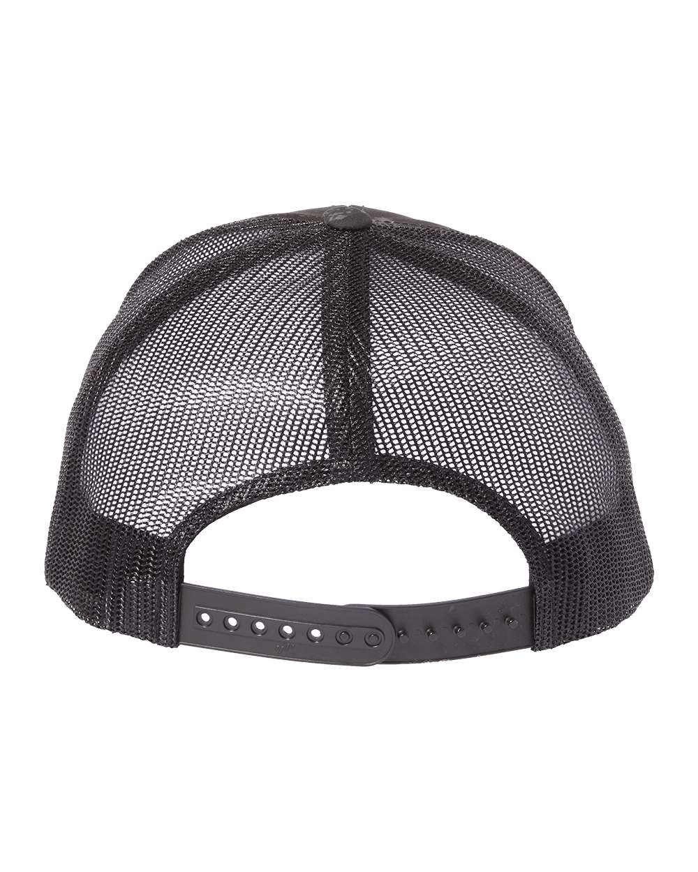 YP Classics Retro Trucker Cap - 6606 Poseidon Black