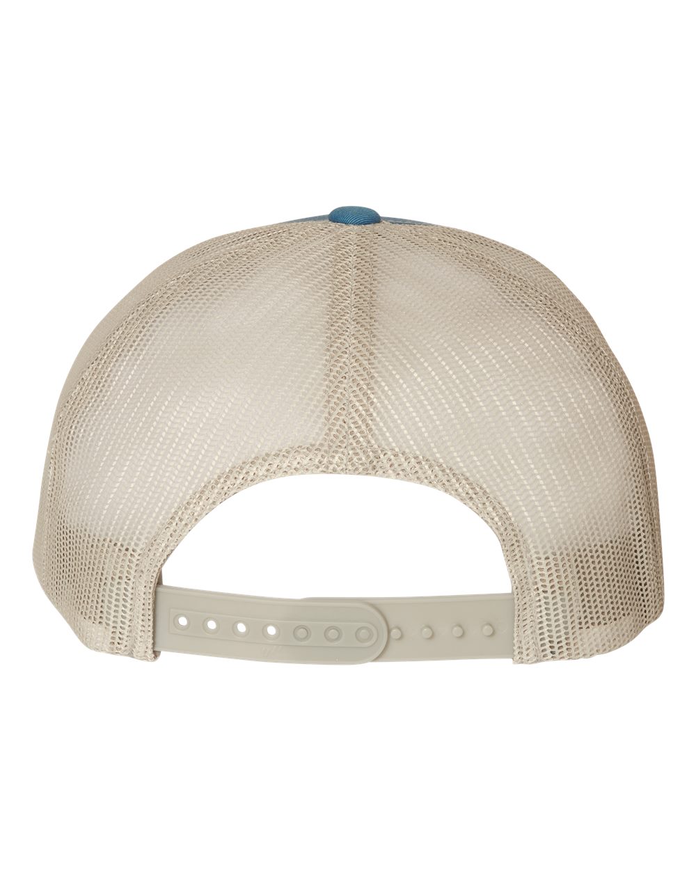 YP Classics Retro Trucker Cap - 6606 Steel Blue- Silver