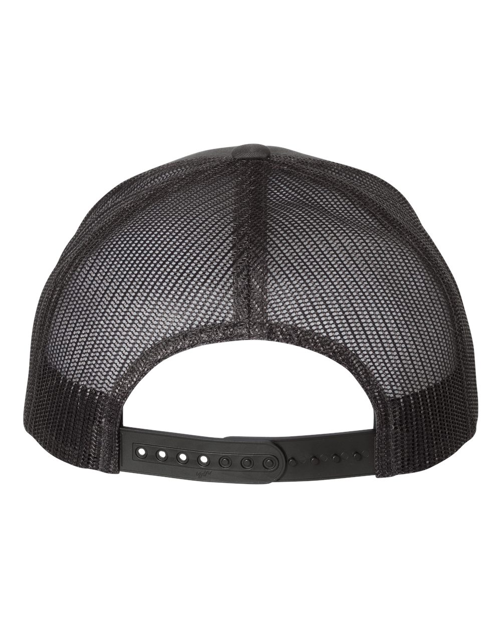 YP Classics Retro Trucker Cap - 6606 Charcoal- Black