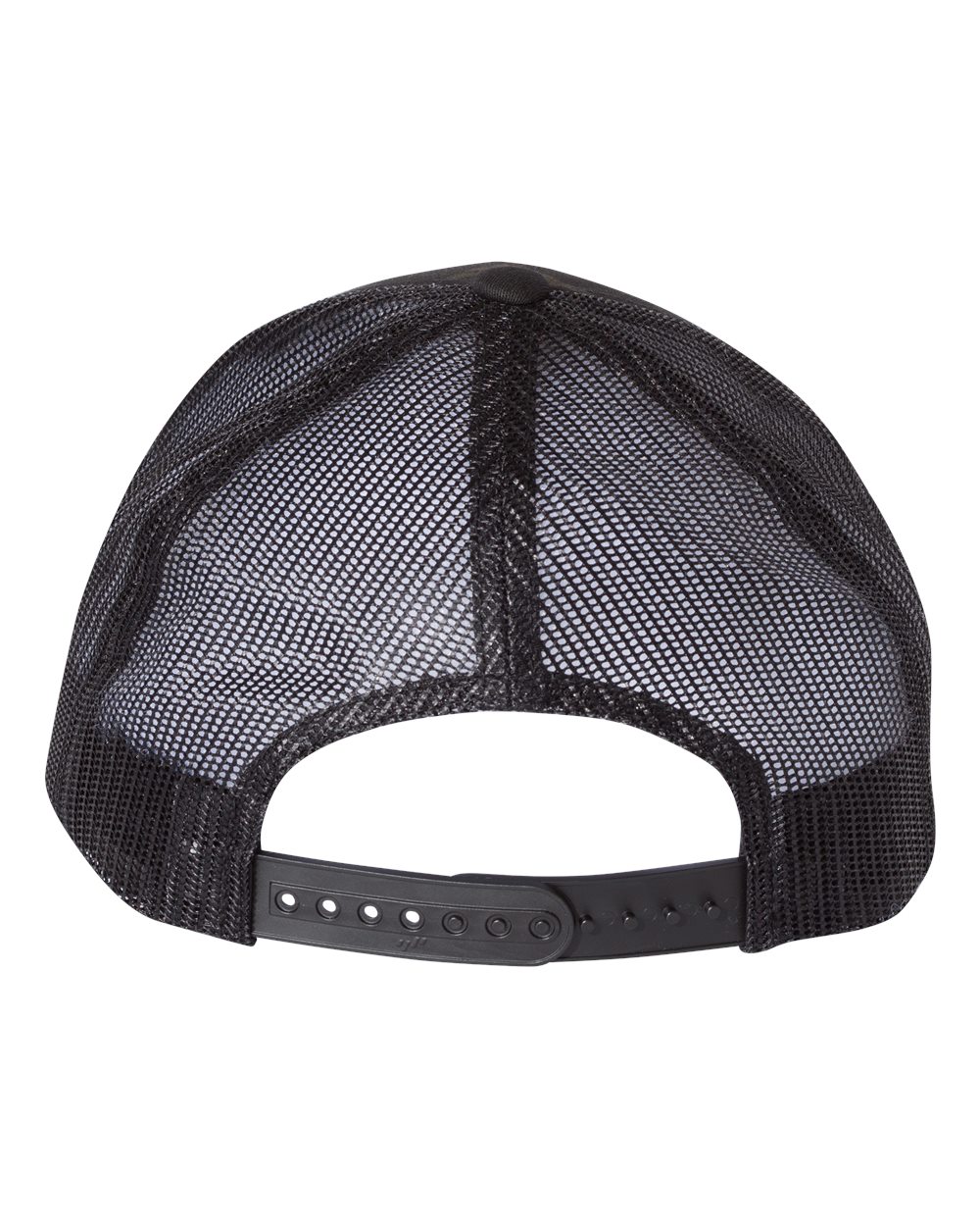 YP Classics Retro Trucker Cap - 6606 Multicam Black- Black