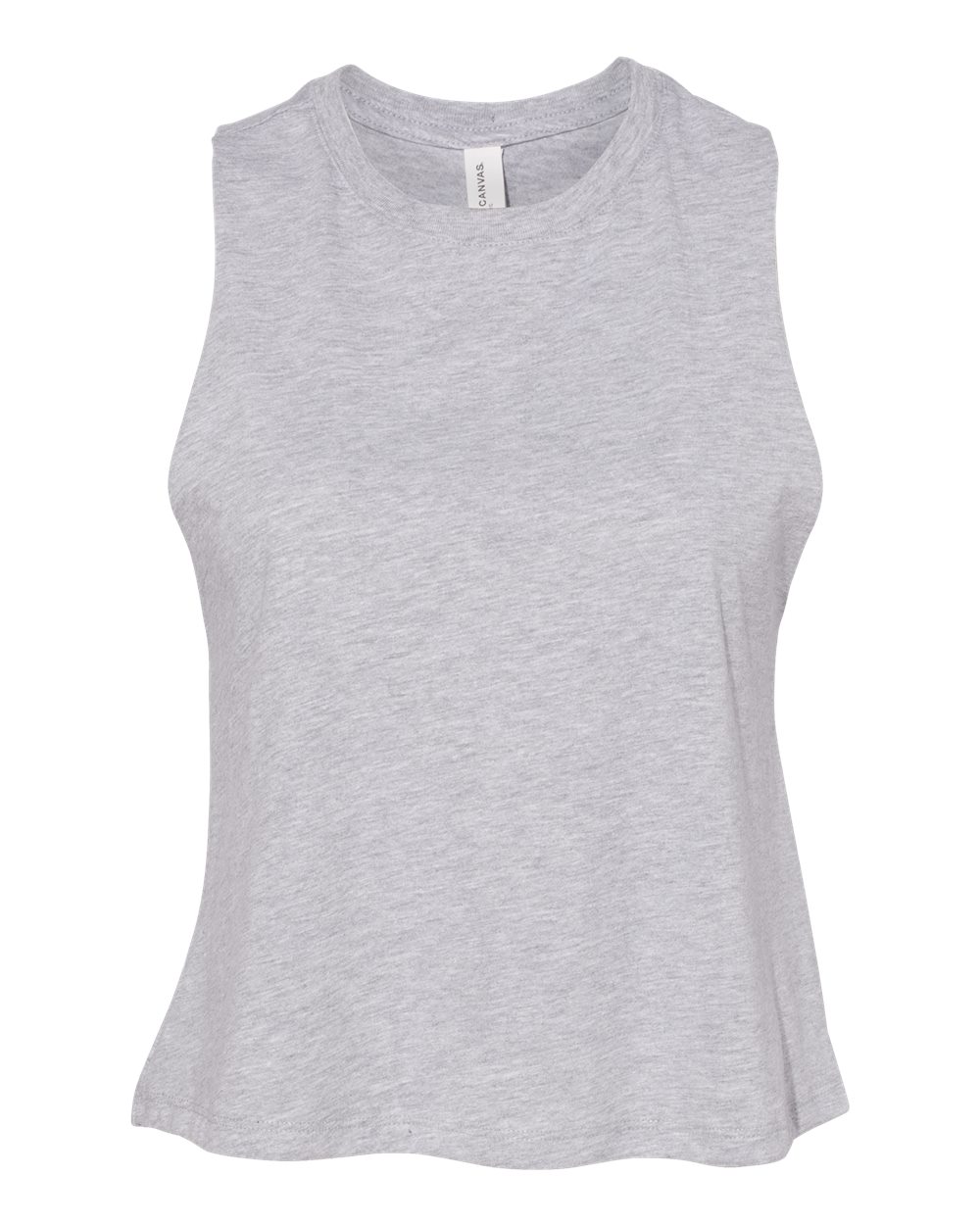 BELLA + CANVAS Women's Racerback Crop Tank - 6682 Athletic Heather