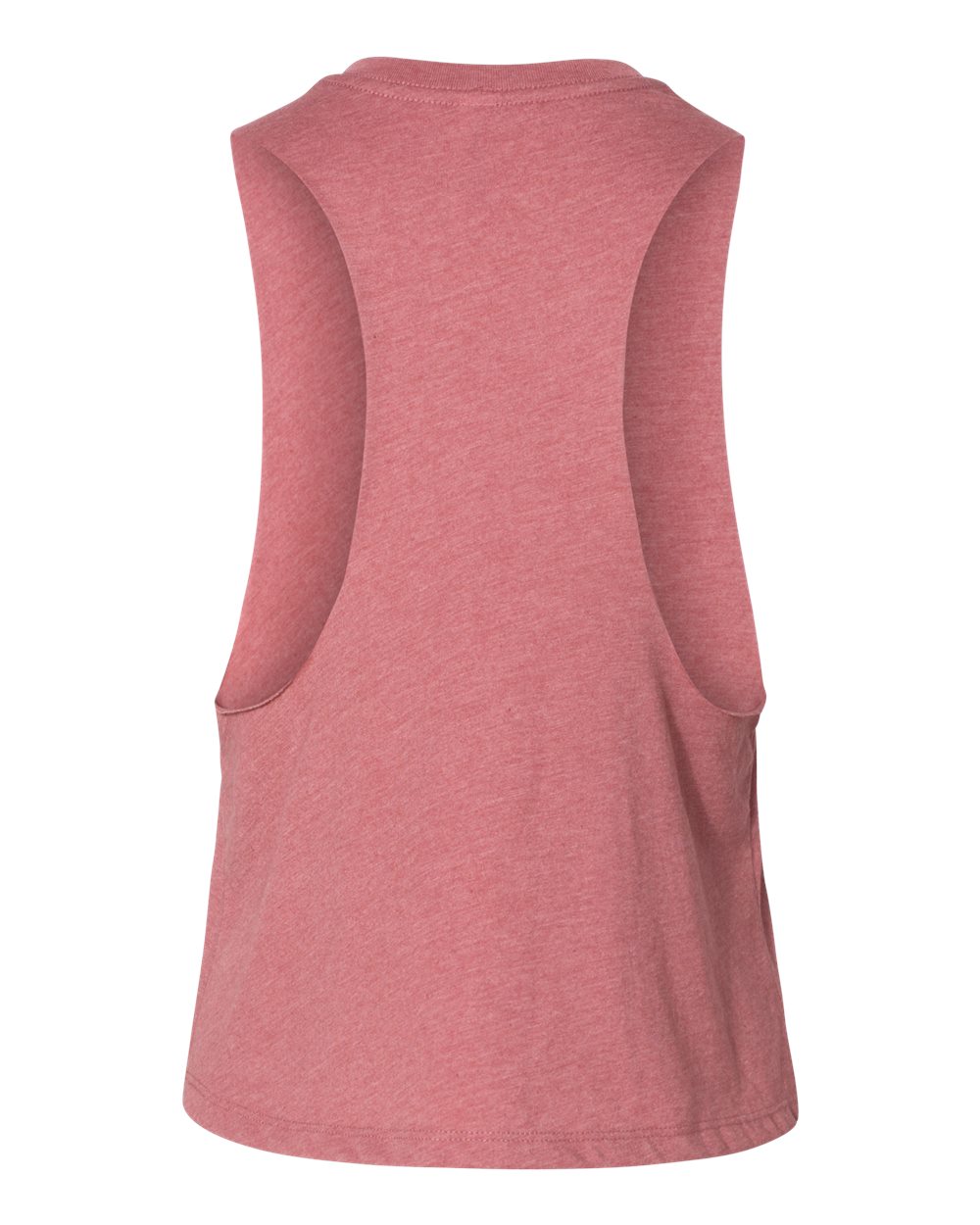 BELLA + CANVAS Women's Racerback Crop Tank - 6682 Heather Mauve