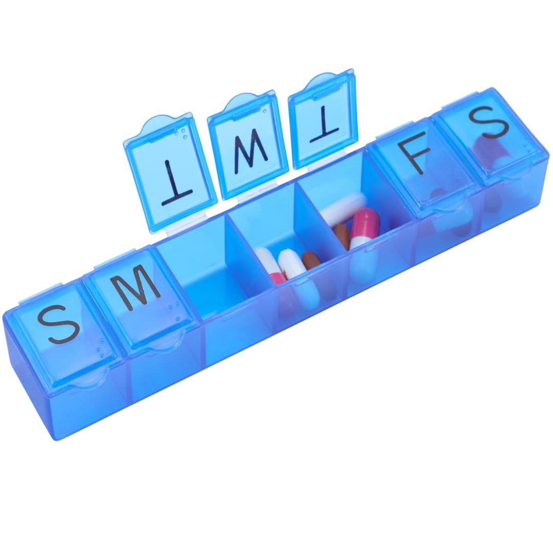 7-Day Pill Case - SM-1513 Blue