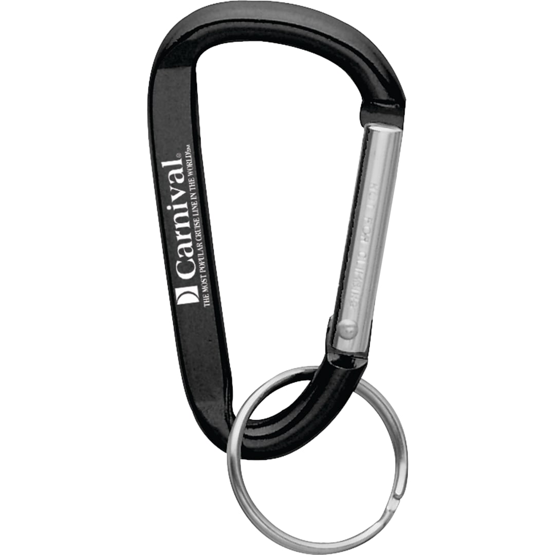 Small Carabiner Key Ring - SM-2348 Black