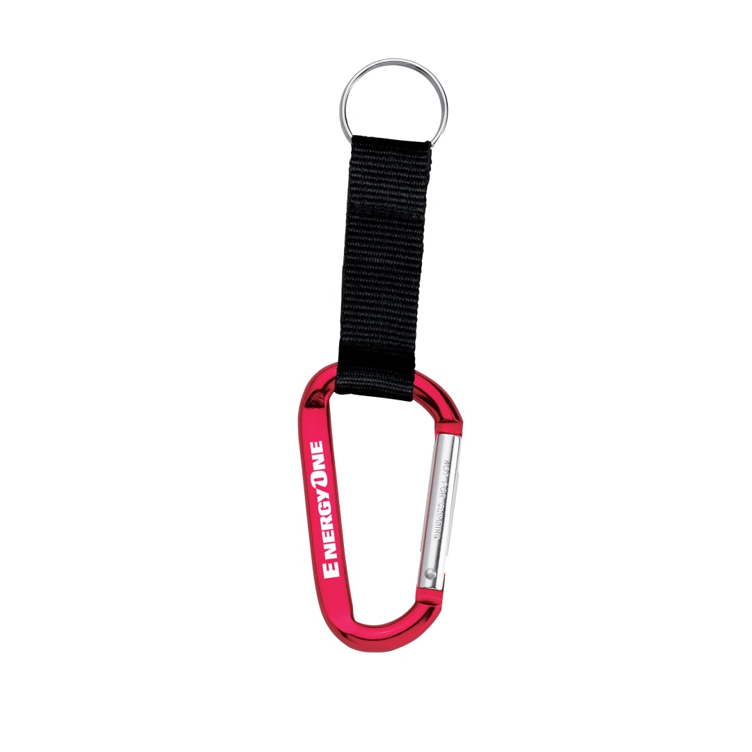 Large Carabiner Key Ring - SM-2373 Red