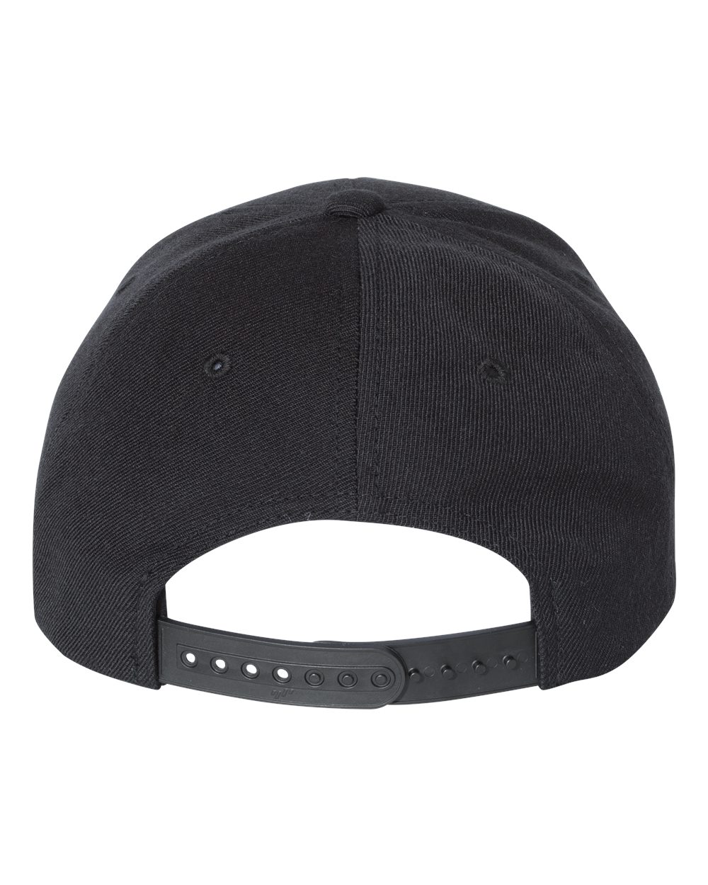 YP Classics Premium Curved Bill Snapback Cap - 6789M Black