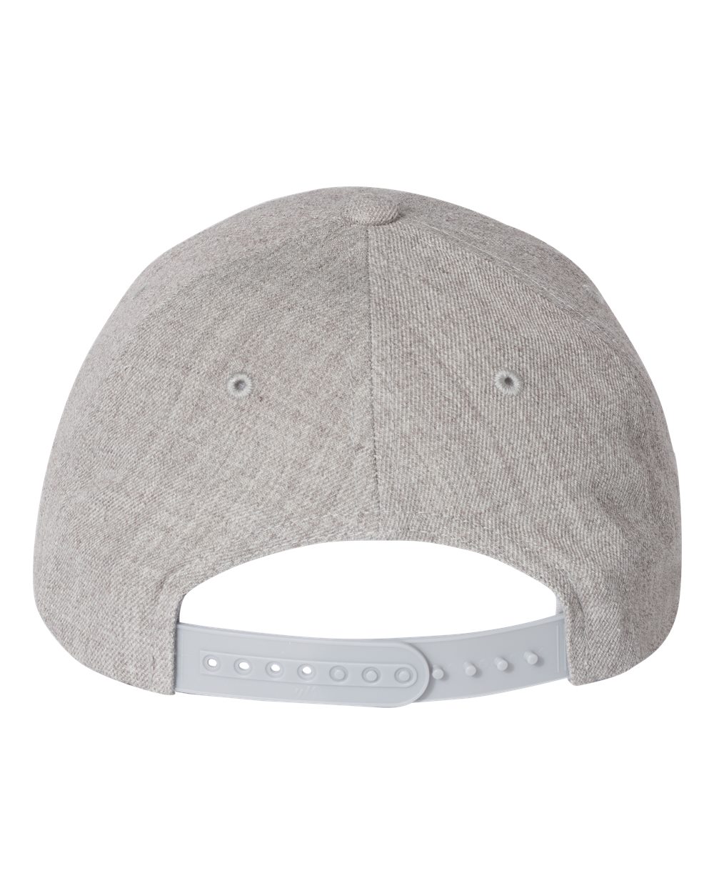 YP Classics Premium Curved Bill Snapback Cap - 6789M Heather Grey