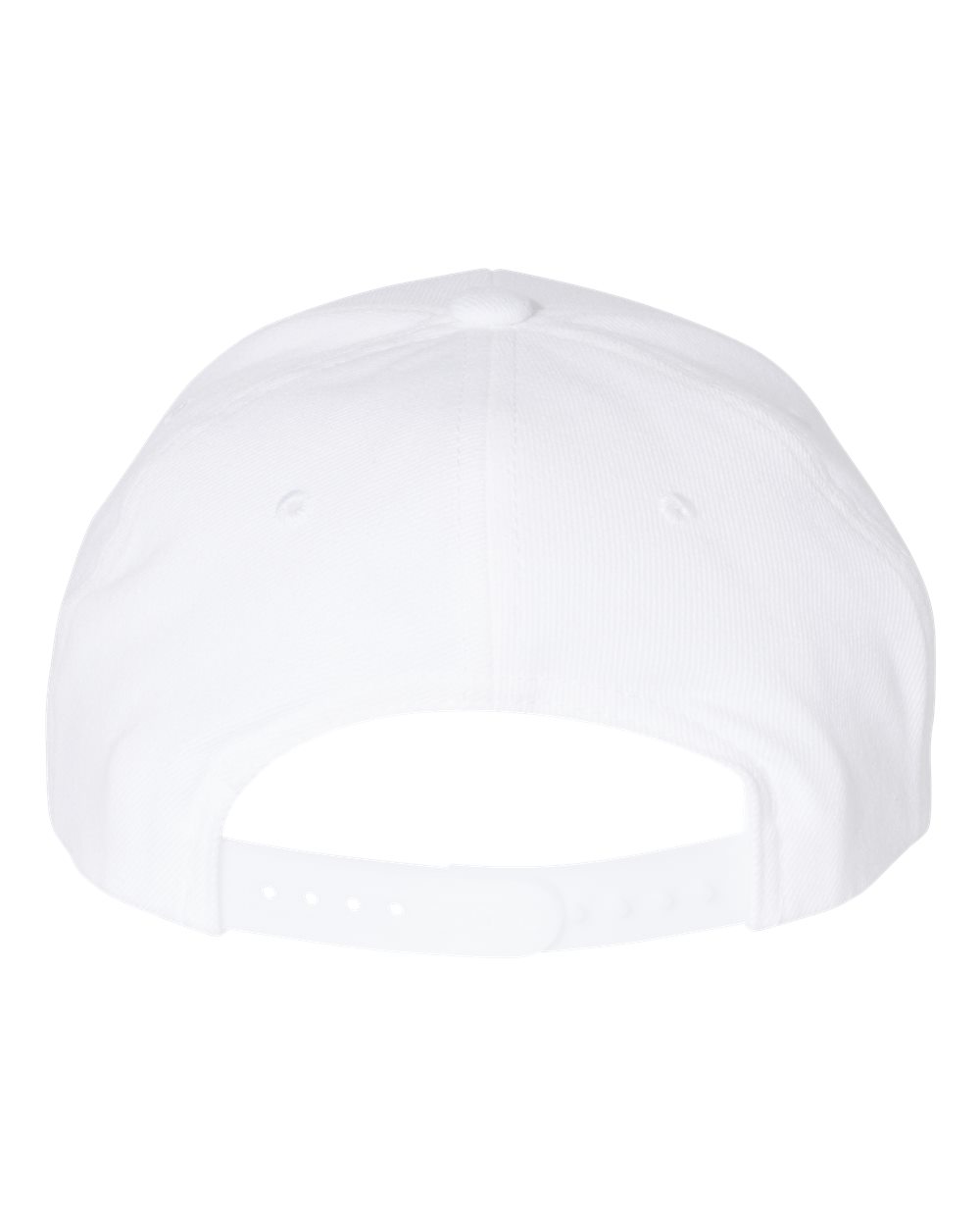 YP Classics Premium Curved Bill Snapback Cap - 6789M White