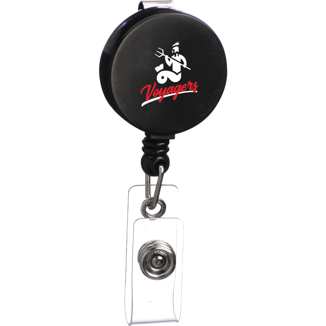 Round Badge Holder - SM-2406 Black