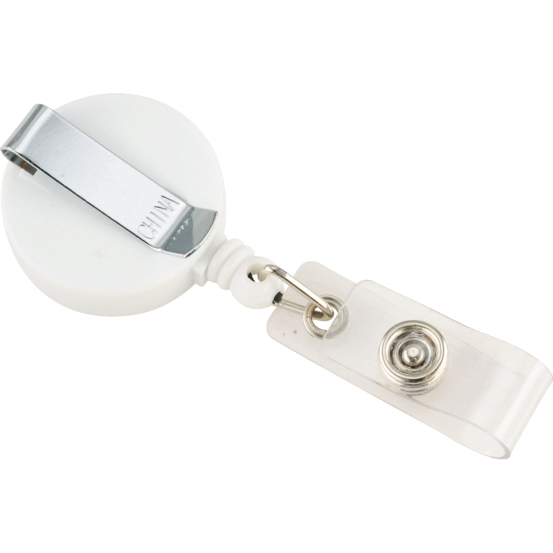 Round Badge Holder - SM-2406 White