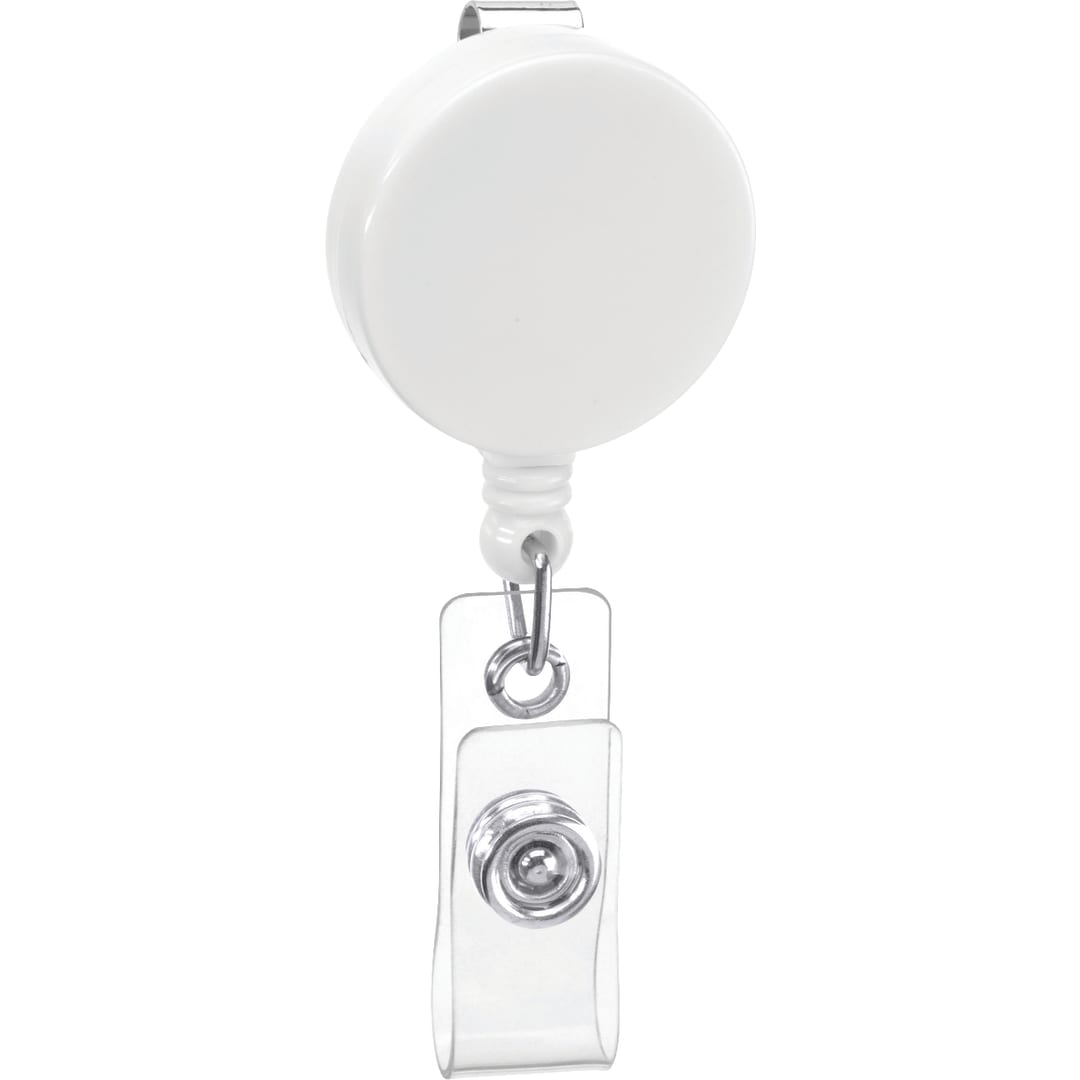 Round Badge Holder - SM-2406 White