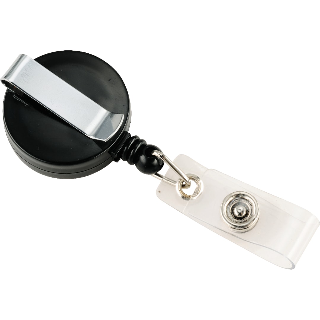 Round Badge Holder - SM-2406 Black