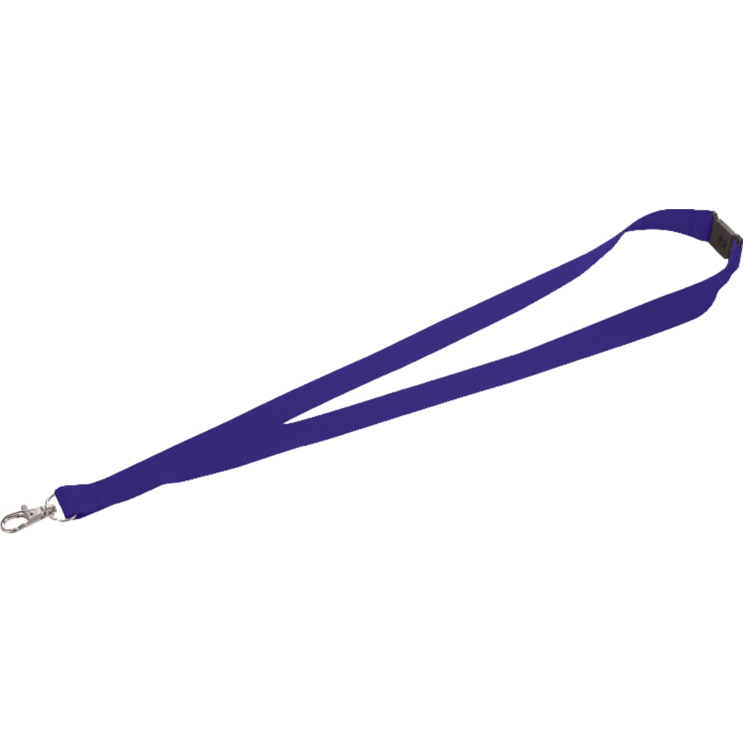 Lanyard with Lobster Clip - SM-2425 Blue