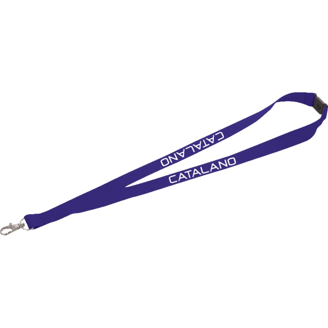 Lanyard with Lobster Clip - SM-2425 Blue