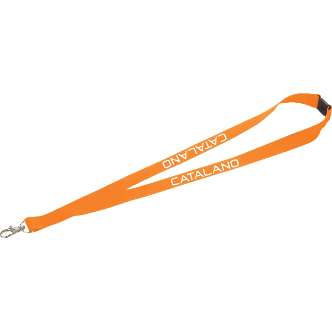 Lanyard with Lobster Clip - SM-2425 Orange