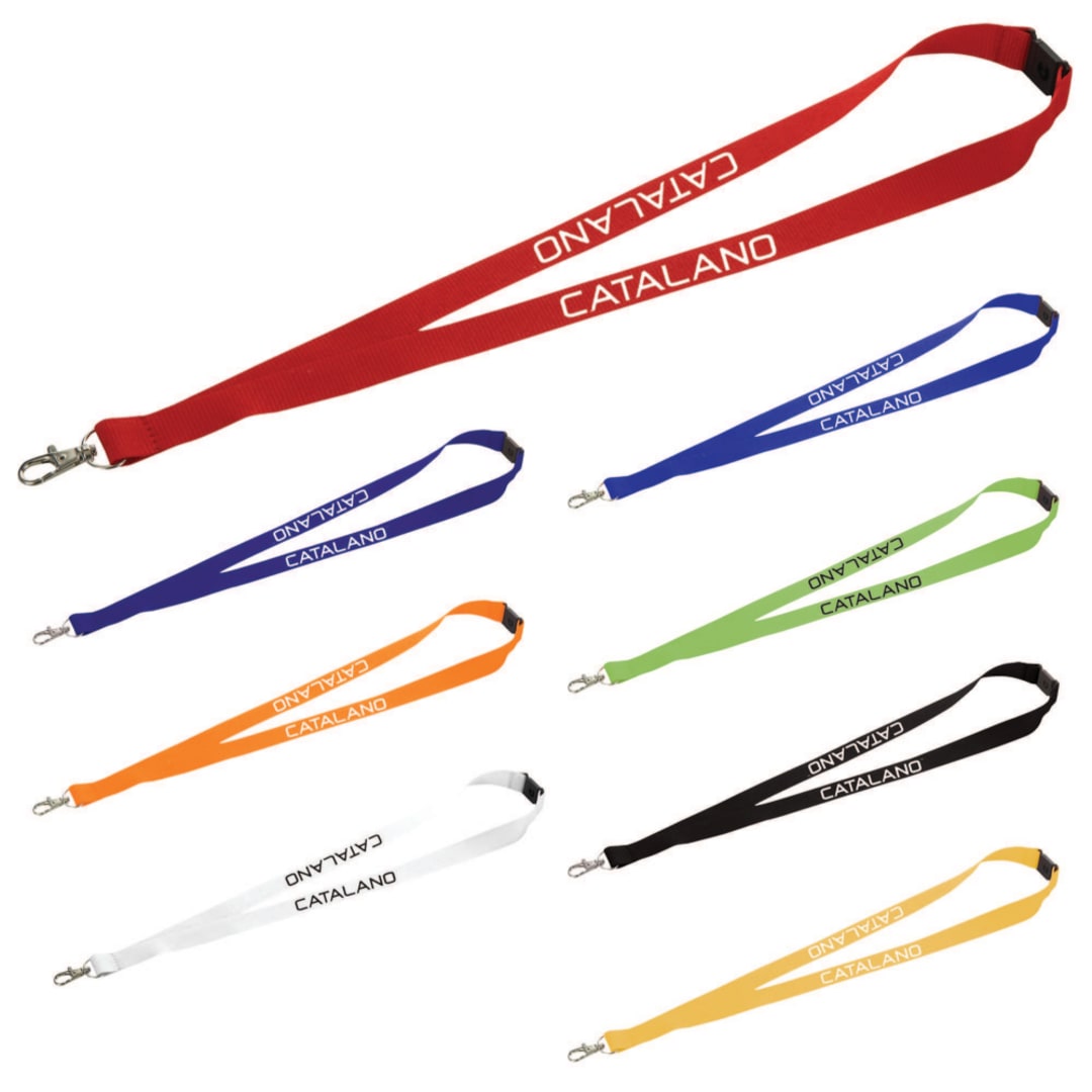 Lanyard with Lobster Clip - SM-2425 Red