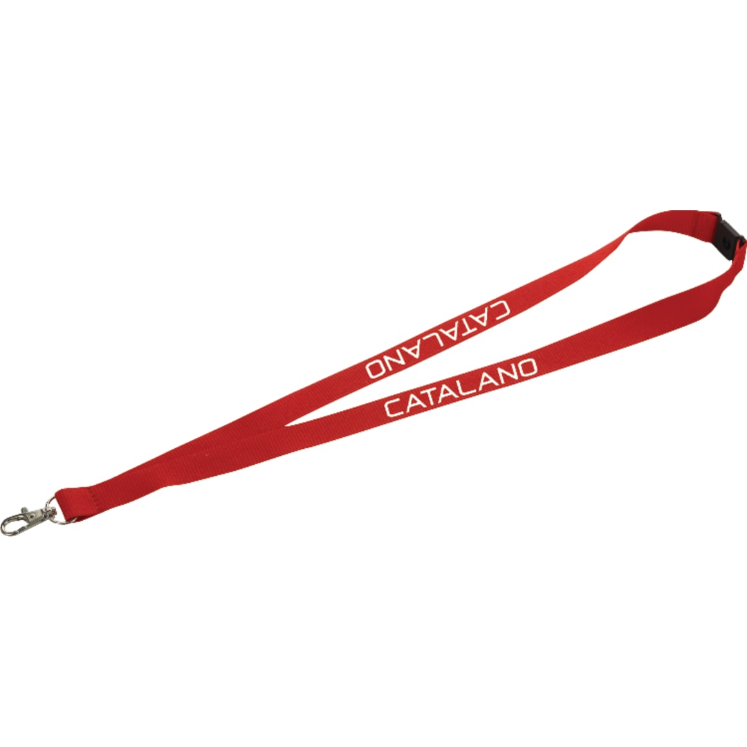 Lanyard with Lobster Clip - SM-2425 Red