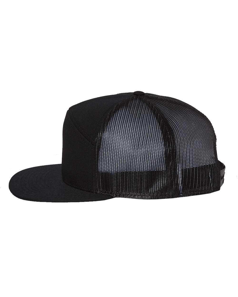 Richardson Seven-Panel Trucker Cap - 168 - 168CD Black