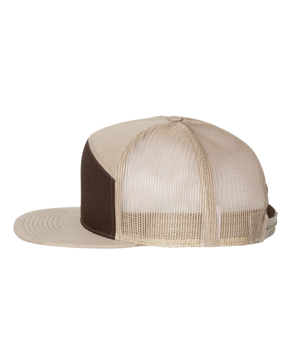 Richardson Seven-Panel Trucker Cap - 168 - 168CD Brown- Khaki