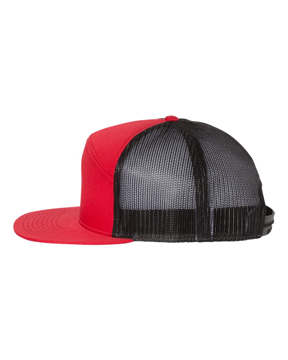 Richardson Seven-Panel Trucker Cap - 168 - 168CD Red- Black