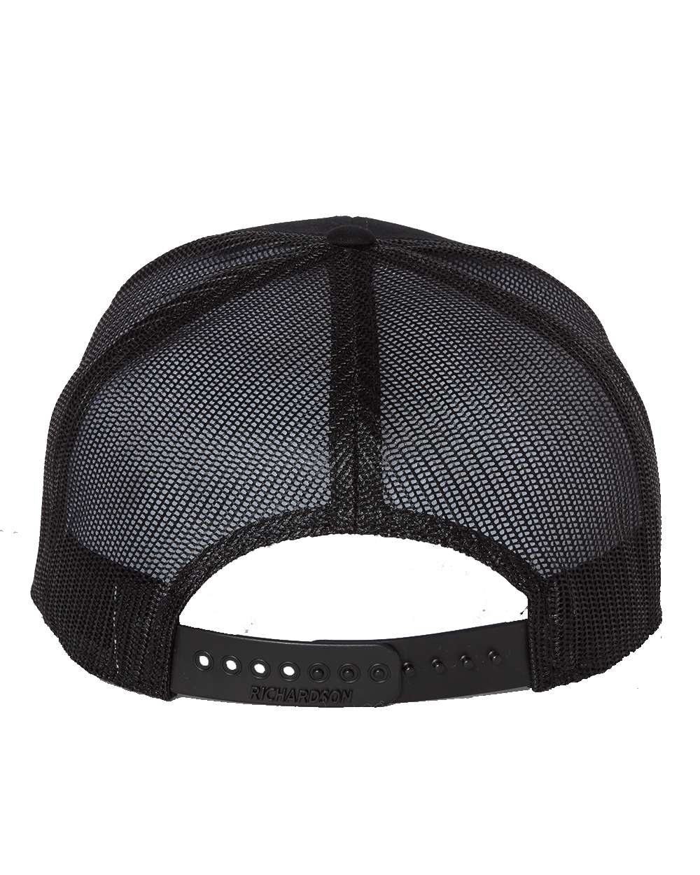 Richardson Seven-Panel Trucker Cap - 168 - 168CD Black