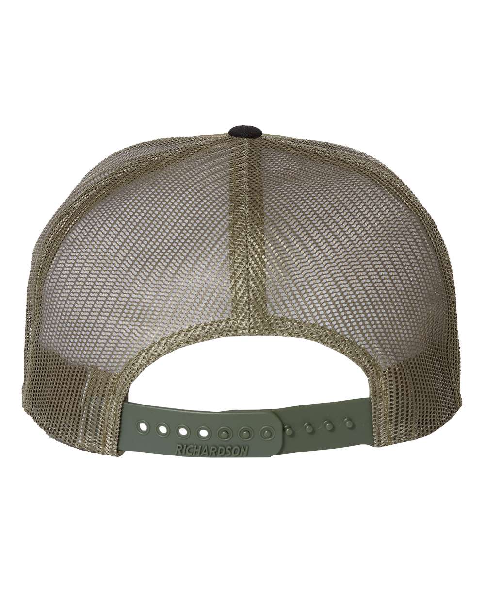 Richardson Seven-Panel Trucker Cap - 168 - 168CD Black- Camo- Loden