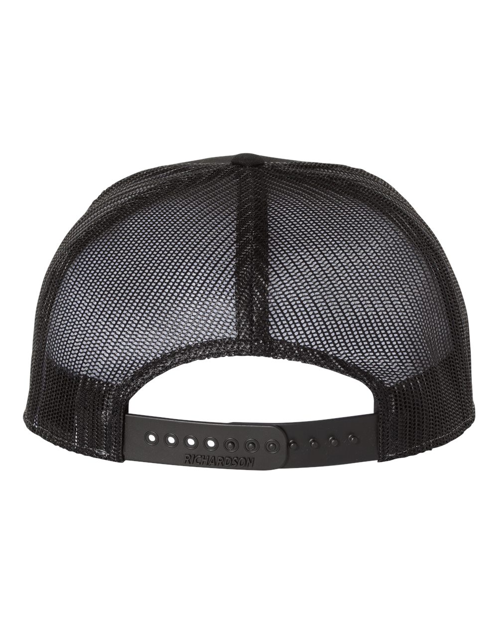 Richardson Seven-Panel Trucker Cap - 168 - 168CD Heather Grey- Black