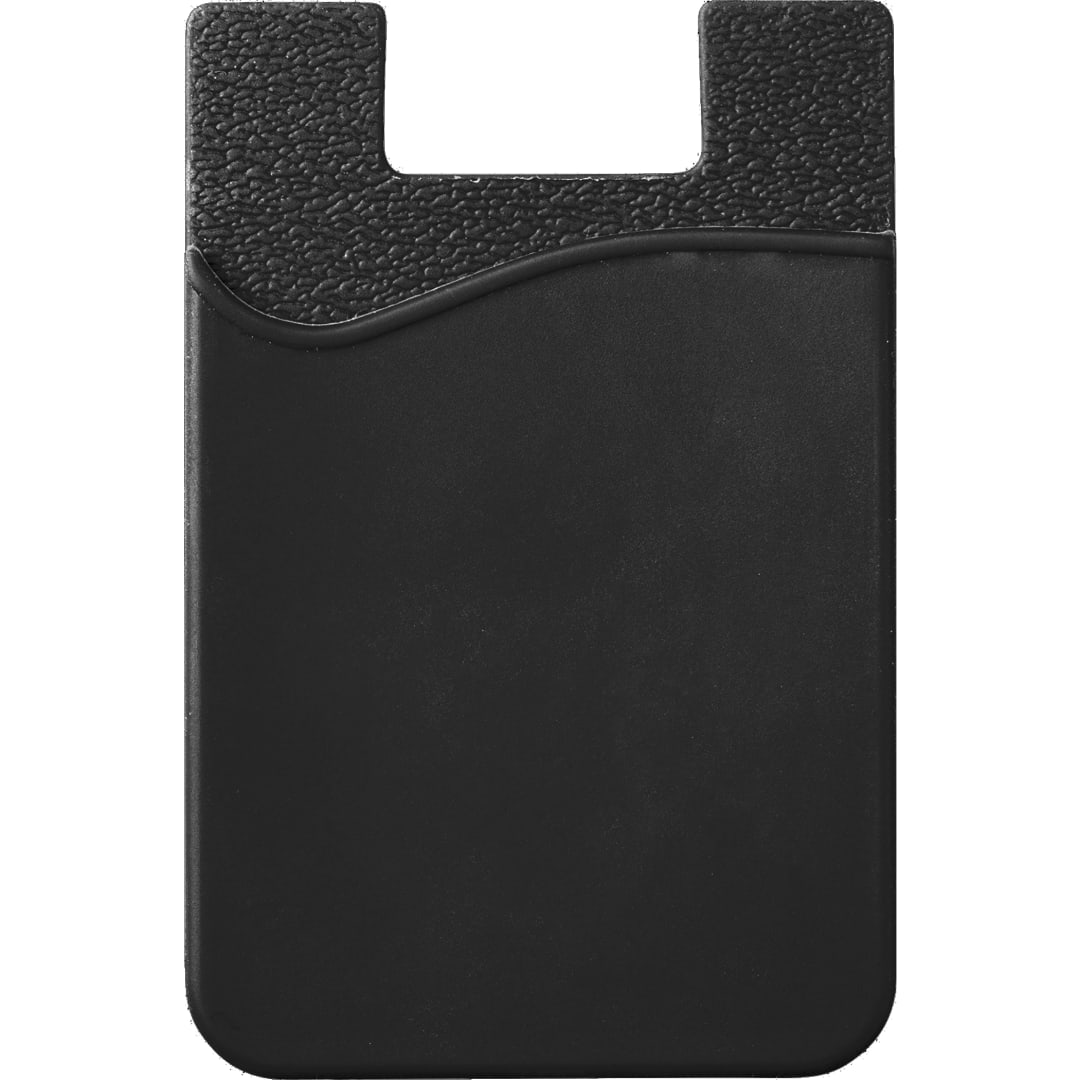 Slim Silicone Card Wallet - SM-2557 Black