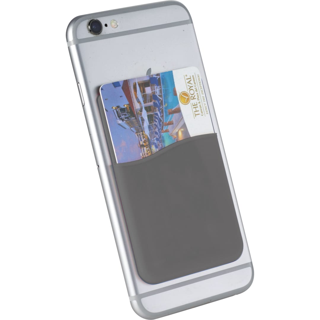 Bullet Slim Silicone Card Wallet - SM-2557 Gray