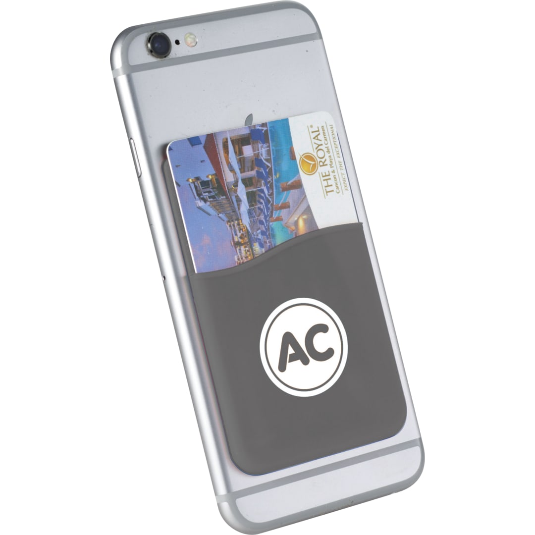 Bullet Slim Silicone Card Wallet - SM-2557 Gray