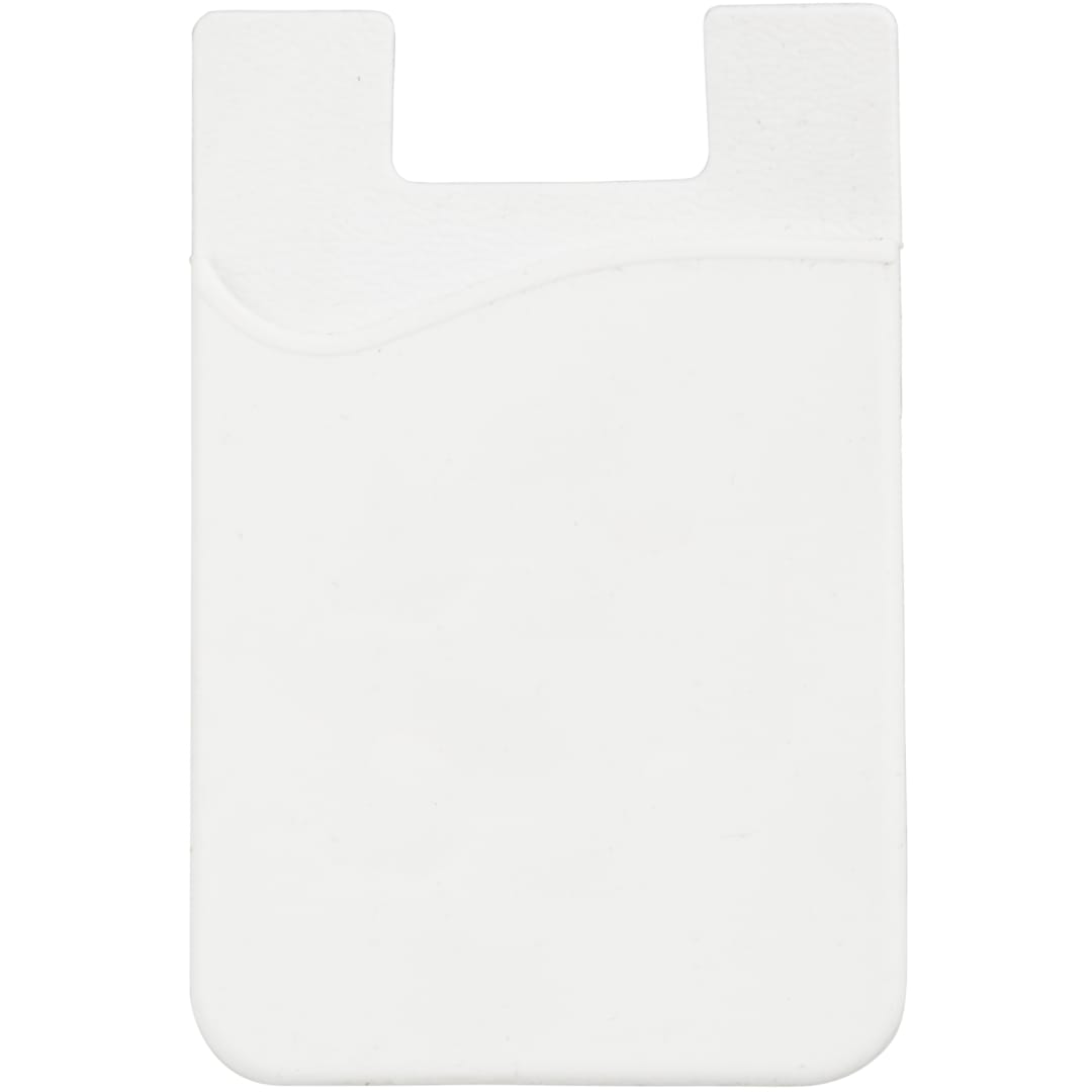 Bullet Slim Silicone Card Wallet - SM-2557 White