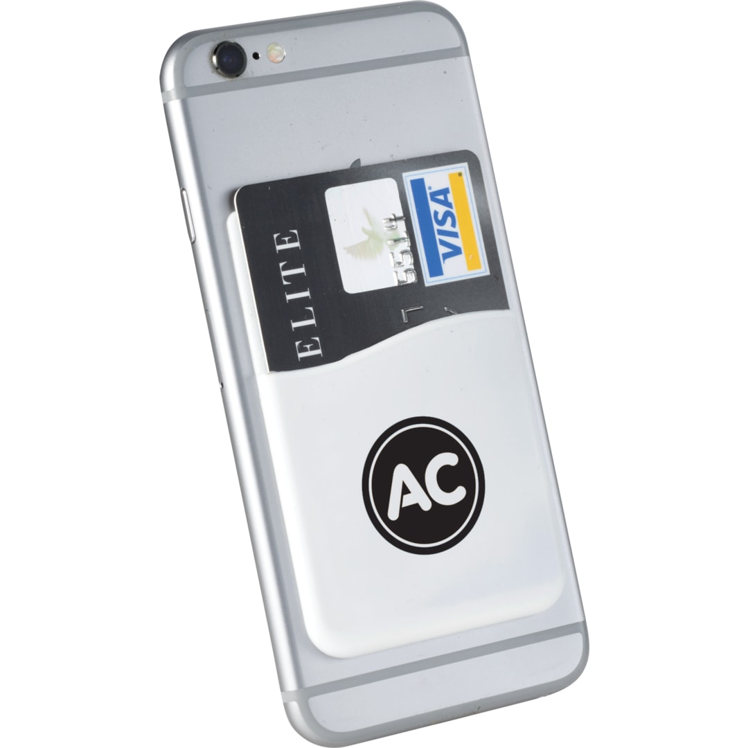 Bullet Slim Silicone Card Wallet - SM-2557 White