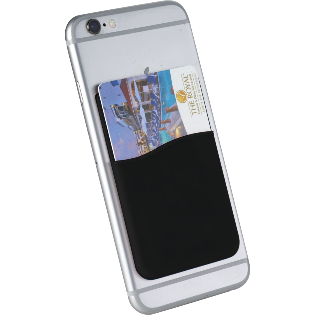 Bullet Slim Silicone Card Wallet - SM-2557 Black