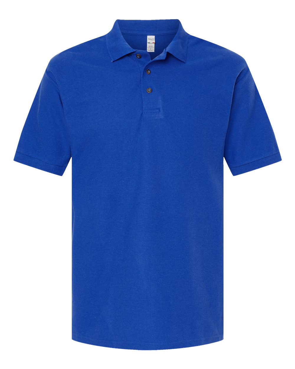 M&O Ring-Spun Piqué Polo - 7002 - 7002M Royal