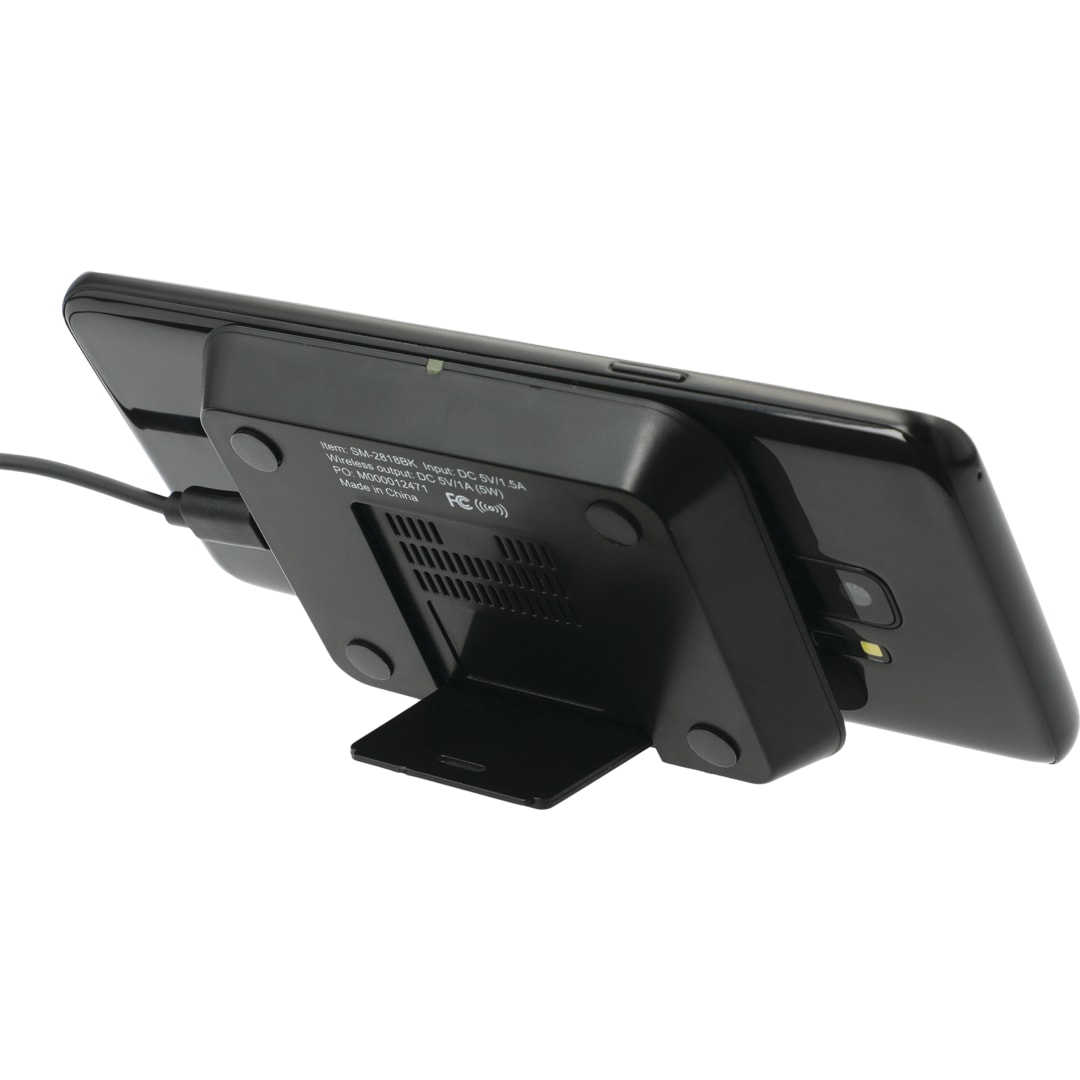 Optic Wireless Charging Phone Stand - SM-2818 Black