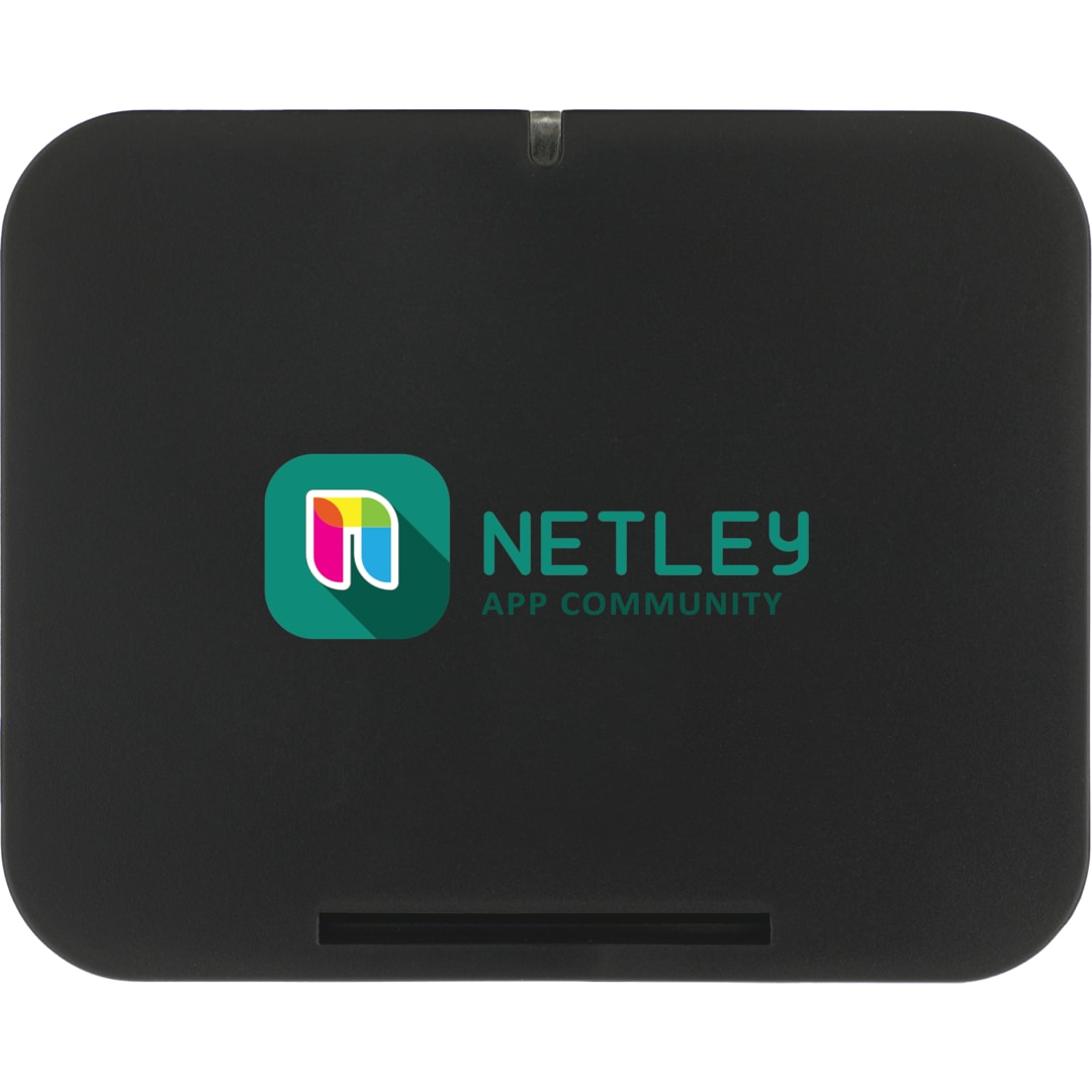 Optic Wireless Charging Phone Stand - SM-2818 Black