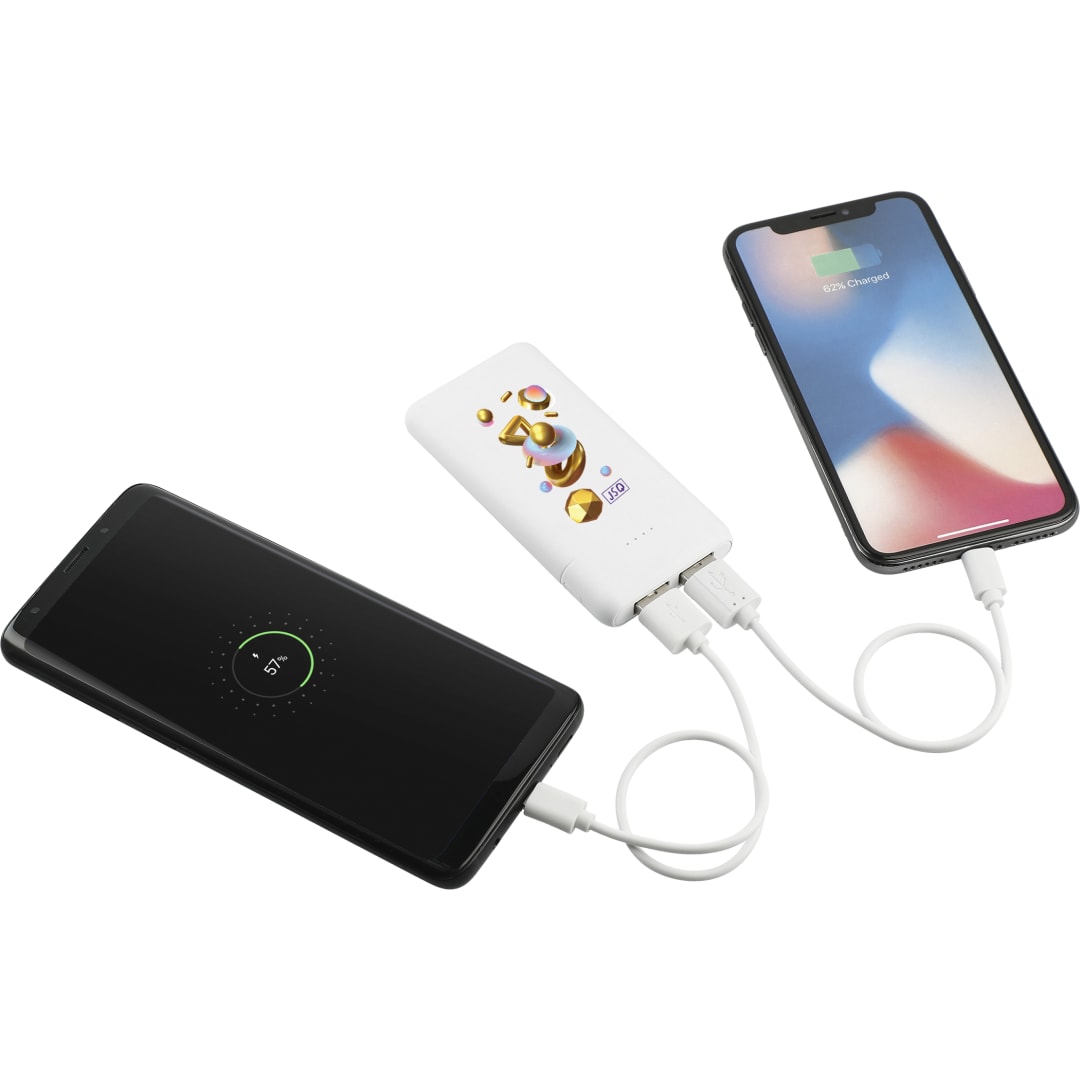 Tilt High Density 5000 mAh Power Bank - SM-2824 White