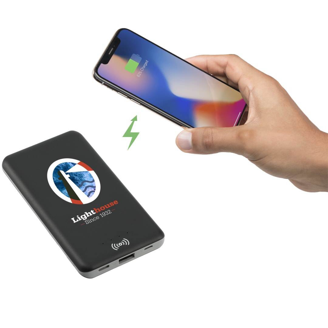 Axial 4000 mAh Wireless Power Bank - SM-2826 Black