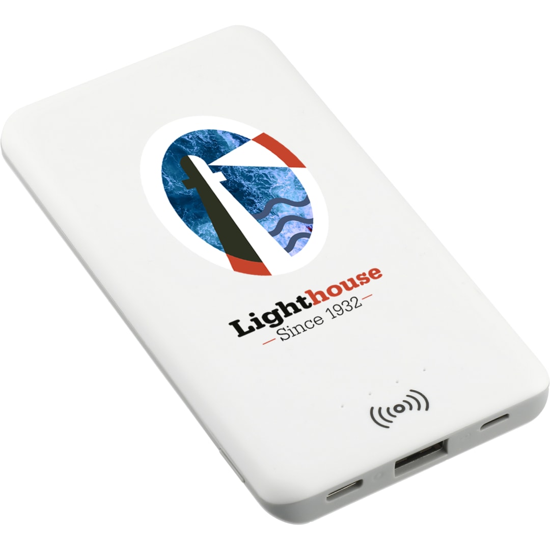 Axial 4000 mAh Wireless Power Bank - SM-2826 White